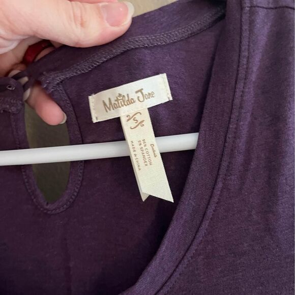 Womens Matilda Jane Lavender Queen of Hearts 3/4 Sleeve Fit & Flare Dress Size S - Picture 6 of 10